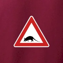 Dopravná značka - krysa Dopravná značka - krysa