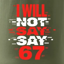 Červený - I Will Not Say SAY 67