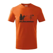 Disc golf - žena čierny obrázok