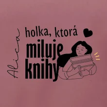 Čiernobiela holka, ktorá miluje knihy - holka - Vaše meno