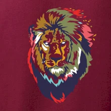 Hlava leva kreslená jednoduchá