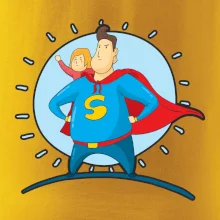 Táta superman - dievča