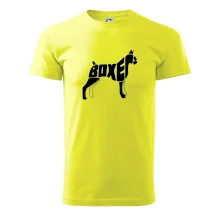 Boxer nápis v tele