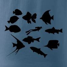 Potápač ryby štvorec