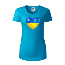 Ukrajina srdce vlajka Ukrajina srdce vlajka