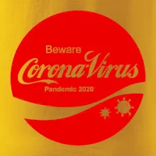 Corona virus pandemic logo