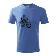 MTB kreslený cyklista MTB kreslený cyklista