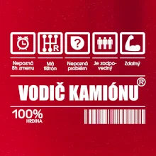 Čiarový kód - Vodič kamiónu