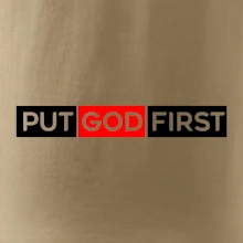 Put God first obdĺžnik