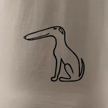 Barzoj obrys čierny