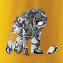 Americký futbal astronaut