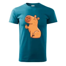 Kapybara s palcom hore Kapybara s palcom hore