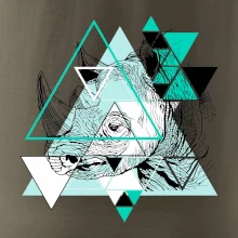 Biely nosorožec (Pecka design)