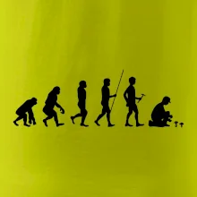 Evolúcia hubár muž Evolúcia hubár muž