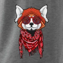 Červená panda hipster