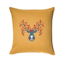 Folklór - jeleň s červenými plodmi