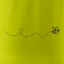 Dráha letu včely - vlnovka