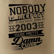 Nobody is perfect - 2003