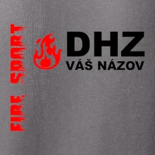 DHZ (oheň, firesport, názov sboru - vlastný nápis)