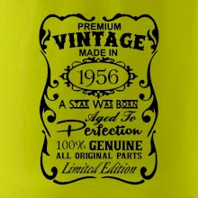 Vintage Etiketa - 1956