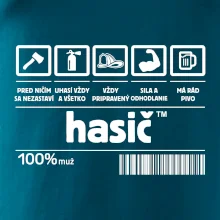 Čiarový kód - Hasič / hasička