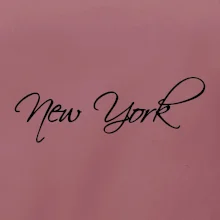 New York nápis písacím