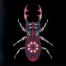 Steampunk roháč farebný Steampunk roháč farebný