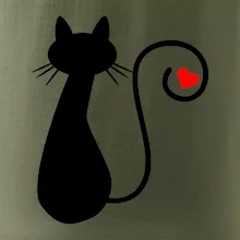 Zamilovaná mačka chvostík Zamilovaná mačka chvostík