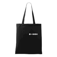 Spotify kód na prsníku