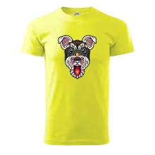 Knírač hlava barevná