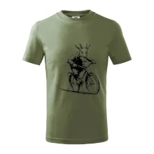 Drsný cap na bicykli