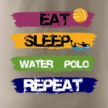 Eat sleep watter polo farebné