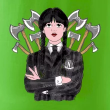 Sekery - holka v čiernom (Pecka design)