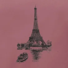 Eiffelovka s loďkou