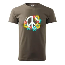 Peace symbol abstraktný