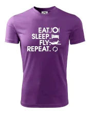 Eat sleep fly repeat