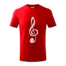 Husľový kľúč kreslený Husľový kľúč kreslený