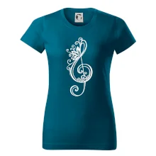 Husľový kľúč kvety