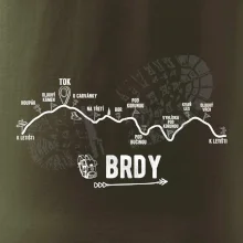 Profil kopců - Brdy