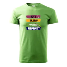 Eat sleep rowing repeat farebné