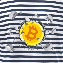 Bitcoin v tričku