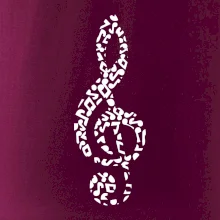 Husľový kľúč z nôt