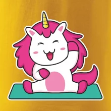 Yoga veselý jednorožec
