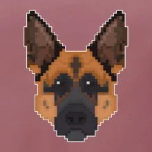 Nemecký ovčiak - Rozpixelovaný