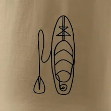 Paddleboard jedním tahem