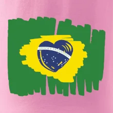 Brazília vlajka srdca