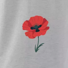 Vlčí mak kreslený veľký