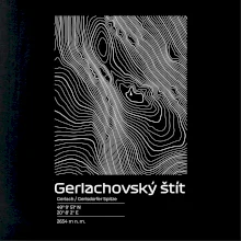 Gerlachovský štít - vrstevnice v obdĺžniku