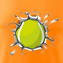 Tenisová loptička v triku Tenisová loptička v triku