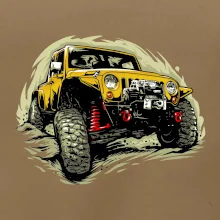 Žltý offroad s navijakom